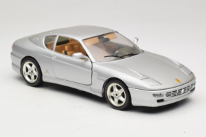 Ferrari 456 GT Silver Bburago 1:18 3336-S1 Diecast - image 6 of 8