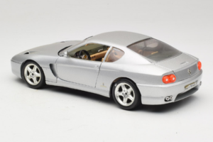 Ferrari 456 GT Silver Bburago 1:18 3336-S1 Diecast - image 7 of 8