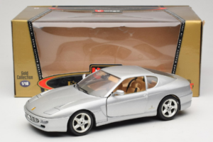 Ferrari 456 GT Silver Bburago 1:18 3336-S1 Diecast - image 8 of 8