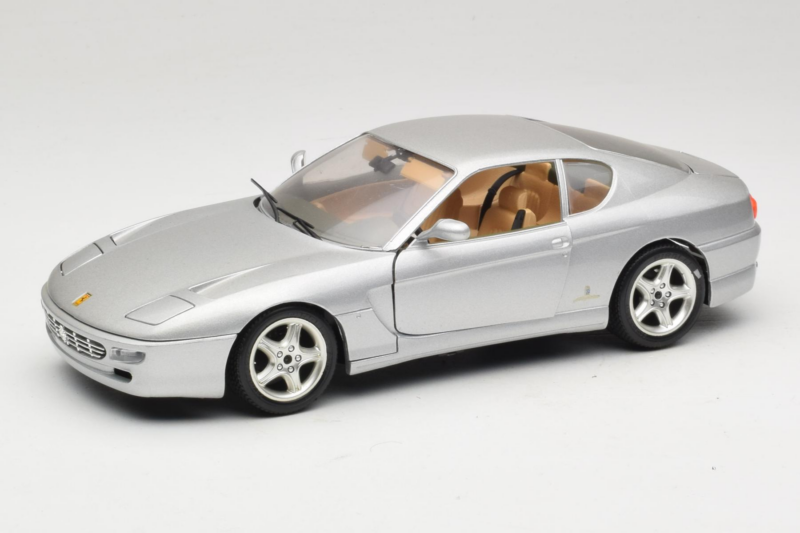 Ferrari 456 GT Silver Bburago 1:18 3336-S1 Diecast