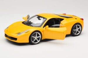 Ferrari 458 Italia Yellow Hot Wheels 1:18 P9894 Diecast - image 2 of 8