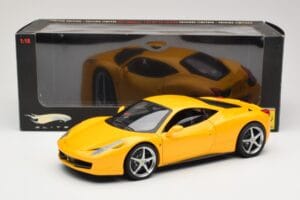 Ferrari 458 Italia Yellow Hot Wheels 1:18 P9894 Diecast - image 8 of 8