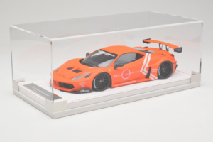 Ferrari 458 Liberty Walk LB-Silhouette WORKS GT Orange IVY Merit 1:18 REMC002 Resin - image 2 of 6