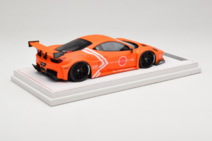 Ferrari 458 Liberty Walk LB-Silhouette WORKS GT Orange IVY Merit 1:18 REMC002 Resin - image 3 of 6