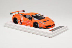 Ferrari 458 Liberty Walk LB-Silhouette WORKS GT Orange IVY Merit 1:18 REMC002 Resin - image 4 of 6