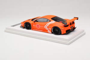 Ferrari 458 Liberty Walk LB-Silhouette WORKS GT Orange IVY Merit 1:18 REMC002 Resin - image 5 of 6