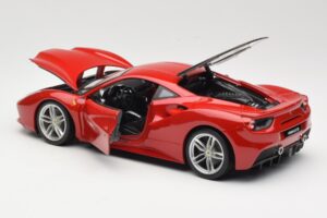 Ferrari 488 GTB Red Bburago 1:18 18-16008 Diecast - image 5 of 8