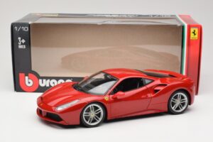 Ferrari 488 GTB Red Bburago 1:18 18-16008 Diecast - image 8 of 8