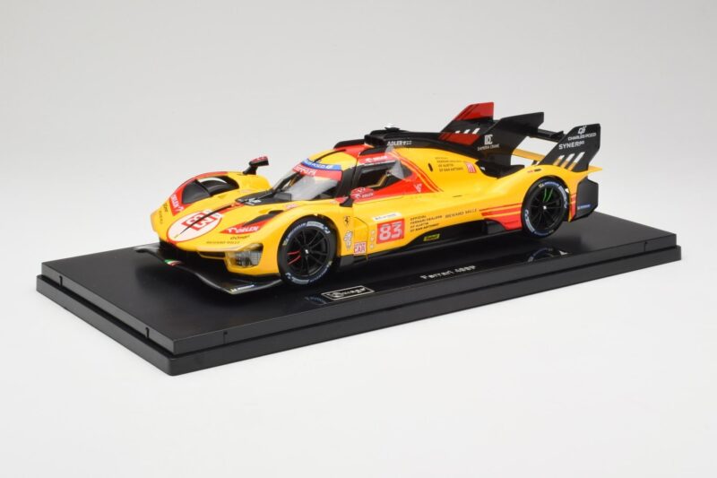 Ferrari 499P Hypercar AF Corse #83 R. Kubica / Y. Ye / R. Shwartzman 24 Hours of Le Mans 2024 Bburago 1:18 Ferrari 499P Hypercar AF Corse #83 R. Kubica / Y. Ye / R. Shwartzman 24 Hours of Le Mans 2024 Bburago 1:18 18-16313-83-VET Di