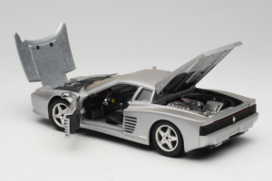 Ferrari 512 TR Silver Mira 1:18 6178-B1 Diecast - image 5 of 8