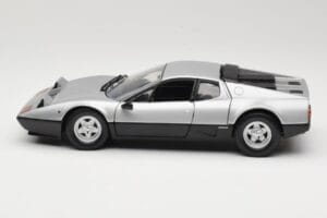 Ferrari 512BB Silver Kyosho 1:18 08171S Diecast - image 4 of 8