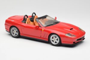 Ferrari 550 Barchetta Pininfarina Red Bburago 1:18 327660 Diecast - image 6 of 8
