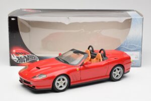 Ferrari 550 Barchetta Pininfarina Red Bburago 1:18 327660 Diecast - image 8 of 8