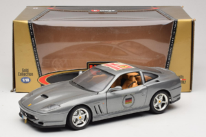 Ferrari 550 Maranello 25 Ferrari Model Club Silver Bburago 1:18 3344-S1 Diecast - image 7 of 7