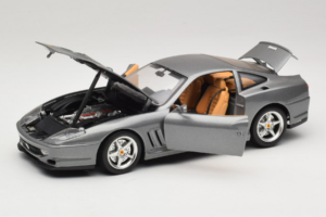 Ferrari 550 Maranello 25 Jahre Ferrari Model Club Silver 2nd Version Bburago 1:18 3064-S1 Diecast - image 2 of 8