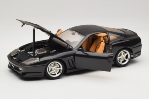 Ferrari 550 Maranello Black Metallic Bburago 1:18 3344-B1 Diecast - image 2 of 8