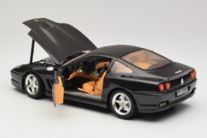 Ferrari 550 Maranello Black Metallic Bburago 1:18 3344-B1 Diecast - image 5 of 8