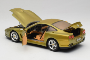 Ferrari 550 Maranello Gold Metallic Braccio & Gotz Bburago 1:18 3044-G1 Diecast - image 5 of 8