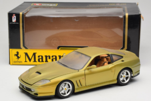 Ferrari 550 Maranello Gold Metallic Braccio & Gotz Bburago 1:18 3044-G1 Diecast - image 8 of 8