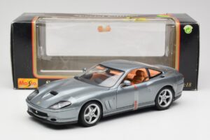 Ferrari 550 Maranello Grey Metallic Maisto 1:18 4839 Diecast - image 6 of 6