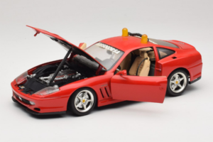 Ferrari 550 Maranello Safety Car Rosso Corsa Bburago 1:18 3064-P1 Diecast - image 2 of 8