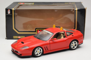 Ferrari 550 Maranello Safety Car Rosso Corsa Bburago 1:18 3064-P1 Diecast - image 8 of 8