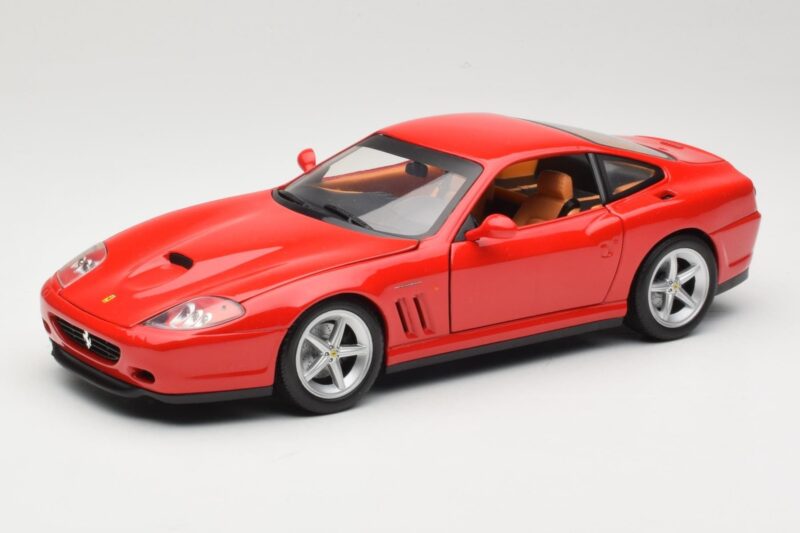 Ferrari 575M Maranello Red Hot Wheels 1:18 54937 Diecast