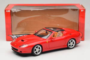 Ferrari 575M Superamerica Red Hot Wheels 1:18 J2858 Diecast - image 8 of 8
