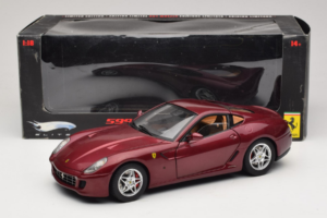 Ferrari 599 GTB Fiorano Dark Red Hot Wheels 1:18 M1200 Diecast - image 8 of 8