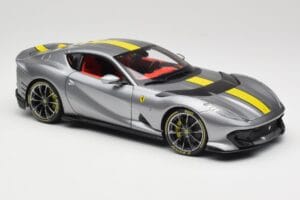 Ferrari 812 Competizione Grigio Coburn Bburago 1:18 18-01647 Diecast - image 6 of 8