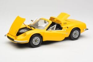 Ferrari Dino 246 GTS Yellow Hot Wheels 1:18 23920 Diecast - image 2 of 8