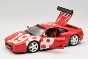 Ferrari F355 Berlinetta Red with White Wheels UT Models 1:18 180074020-P2 Diecast - image 2 of 8