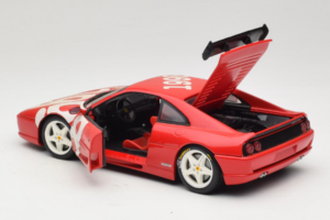 Ferrari F355 Berlinetta Red with White Wheels UT Models 1:18 180074020-P2 Diecast - image 5 of 8