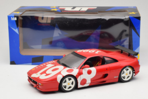 Ferrari F355 Berlinetta Red with White Wheels UT Models 1:18 180074020-P2 Diecast - image 8 of 8