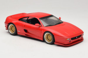 Ferrari F355 Berlinetta Red With Custom Gold Wheels UT Models 1:18 180074020-P5 Diecast - image 6 of 8