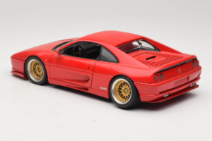 Ferrari F355 Berlinetta Red With Custom Gold Wheels UT Models 1:18 180074020-P5 Diecast - image 7 of 8