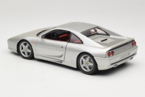 Ferrari F355 Berlinetta Silver UT Models 1:18 180074020-S1 Diecast - image 7 of 8