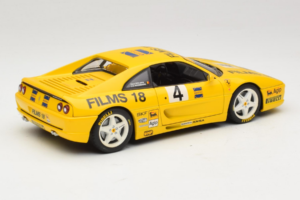 Ferrari F355 Coupe Films 18 #4 Reoloffs / Ansembourg Yellow UT Models 1:18 180074021-Y1 Diecast - image 3 of 8