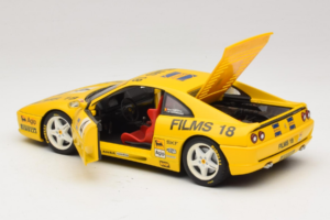 Ferrari F355 Coupe Films 18 #4 Reoloffs / Ansembourg Yellow UT Models 1:18 180074021-Y1 Diecast - image 5 of 8