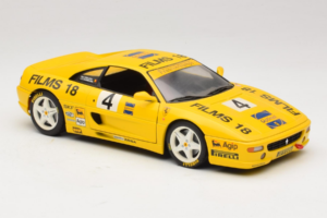 Ferrari F355 Coupe Films 18 #4 Reoloffs / Ansembourg Yellow UT Models 1:18 180074021-Y1 Diecast - image 6 of 8