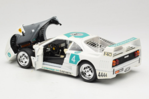 Ferrari F40 4444 Tage Garanta #4 White Bburago 1:18 3332-W5 Diecast - image 5 of 8