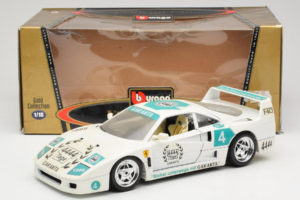 Ferrari F40 4444 Tage Garanta #4 White Bburago 1:18 3332-W5 Diecast - image 8 of 8