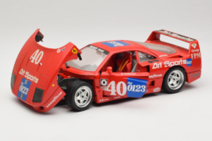 Ferrari F40 #40 J-P. Jabouille / O. Grouillard Art Sports 1987 Bburago 1:18 3332-A1 Diecast - image 2 of 8