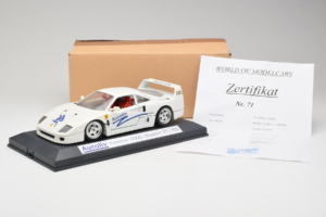 Ferrari F40 Autoliv White Limited Edition 150 pcs Exclusive Cars 1:18 EC001 Diecast - image 9 of 9