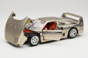 Ferrari F40 Dark Chrome Silver Kroymans Limited Edition Bburago 1:18 3032-C2 Diecast - image 2 of 8