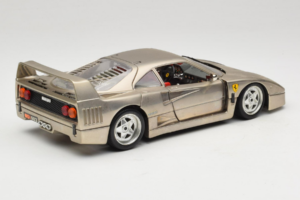 Ferrari F40 Dark Chrome Silver Kroymans Limited Edition Bburago 1:18 3032-C2 Diecast - image 3 of 8