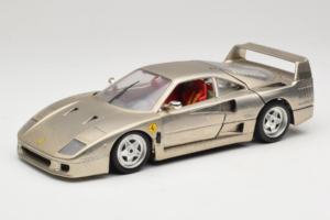 Ferrari F40 Dark Chrome Silver Kroymans Limited Edition Bburago 1:18 3032-C2 Diecast