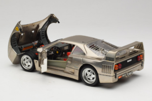 Ferrari F40 Dark Chrome Silver Kroymans Limited Edition Bburago 1:18 3032-C2 Diecast - image 5 of 8