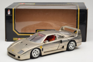 Ferrari F40 Dark Chrome Silver Kroymans Limited Edition Bburago 1:18 3032-C2 Diecast - image 8 of 8