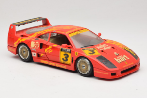 Ferrari F40 Evoluzione #3 Brummel Red 1987 Bburago 1:18 3022-P2 Diecast - image 6 of 8
